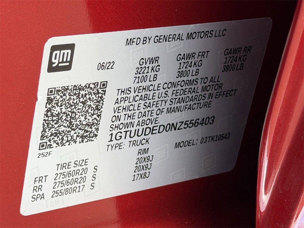 2022 GMC Sierra 1500 SLT