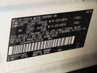 2022 Toyota Venza LE