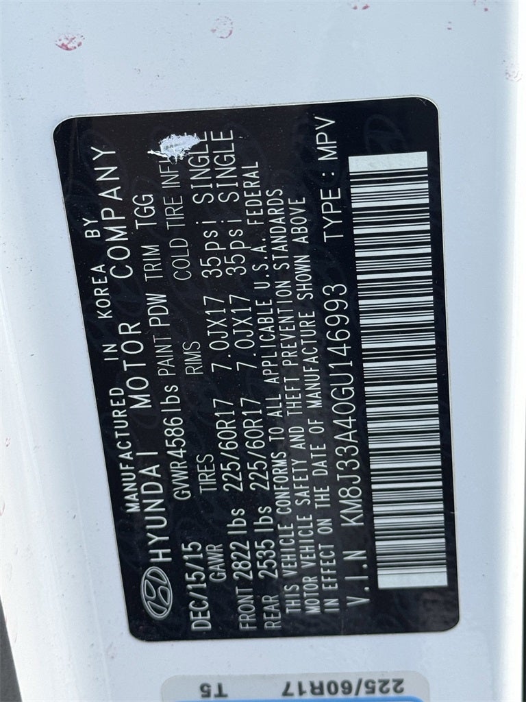 2016 Hyundai Tucson SE