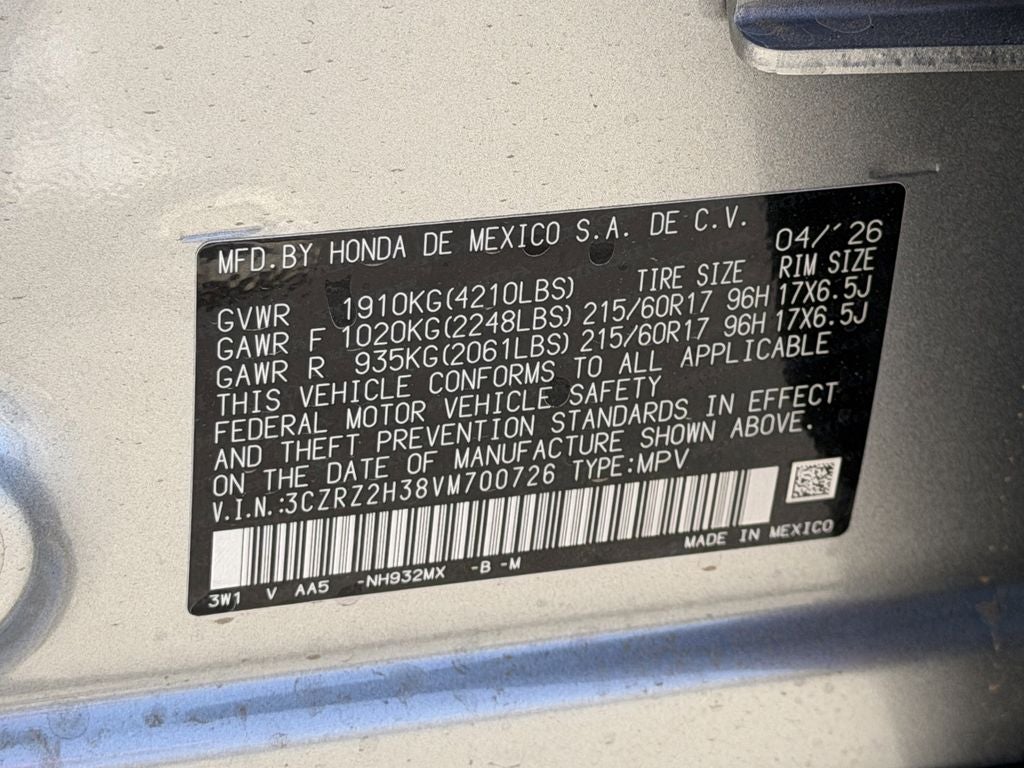 2027 Honda HR-V LX