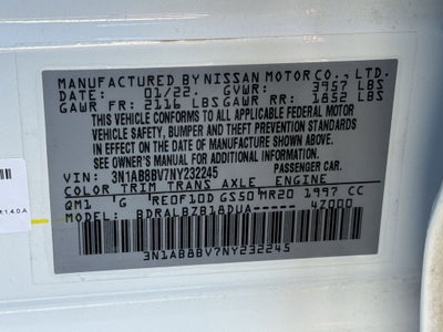 2022 Nissan Sentra S