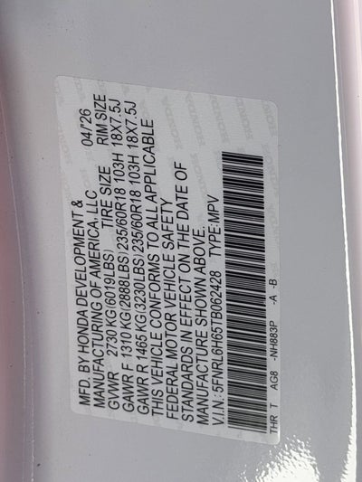 2026 Honda Odyssey EX-L