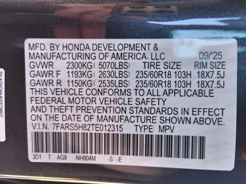 2026 Honda CR-V Hybrid Sport-L