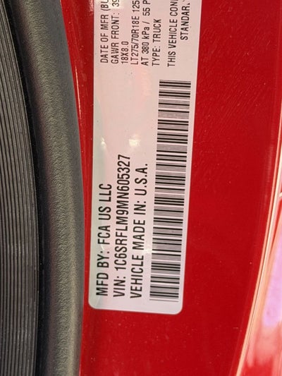 2021 RAM 1500 Rebel Crew Cab 4x4 5'7' Box