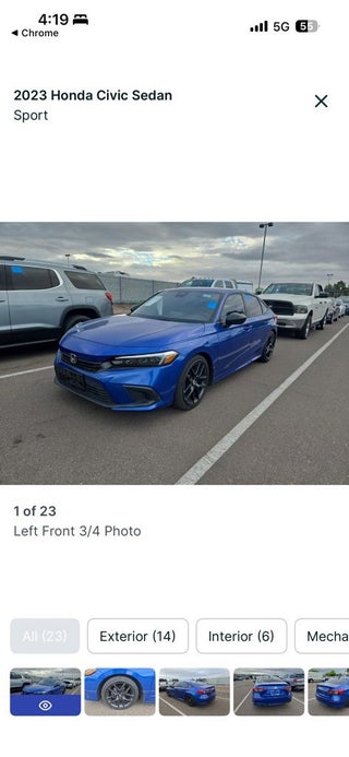 2023 Honda Civic Sport