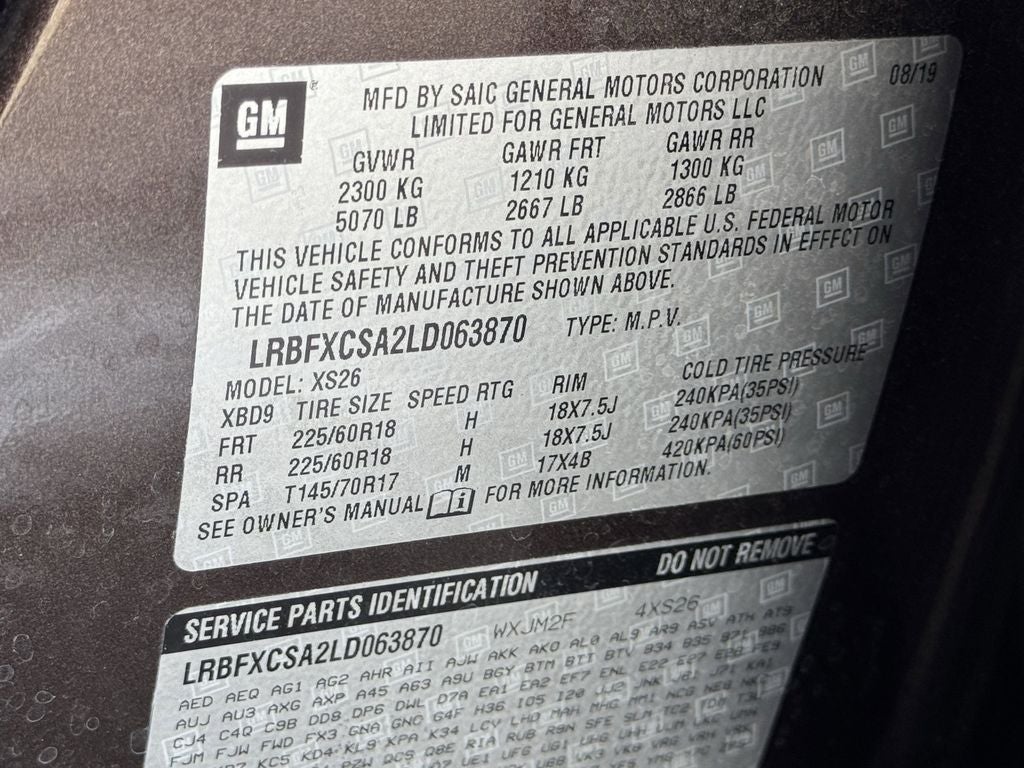 2020 Buick Envision FWD Essence