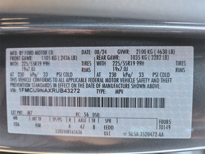 2024 Ford Escape ST-Line Select