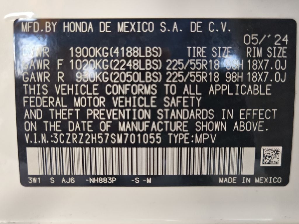 2025 Honda HR-V Sport