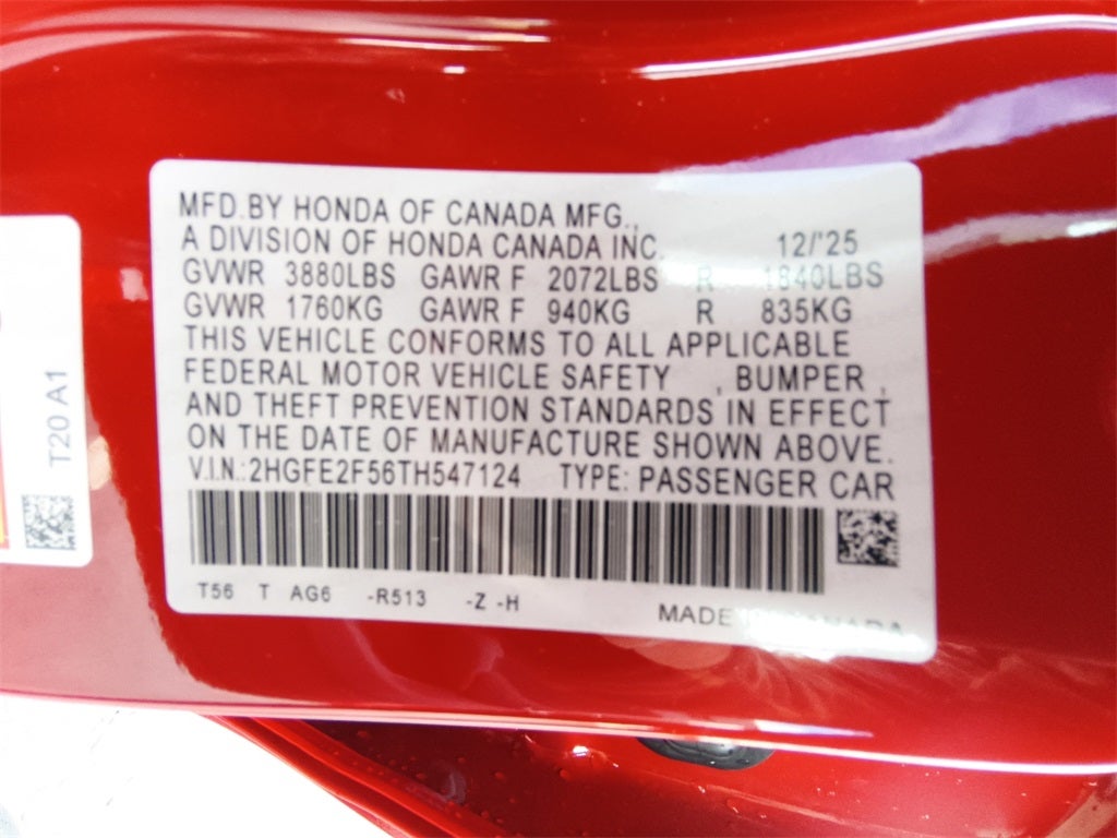 2026 Honda Civic Sport