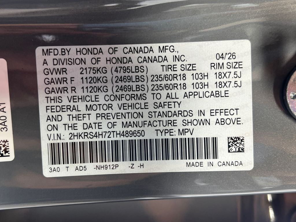 2026 Honda CR-V EX-L
