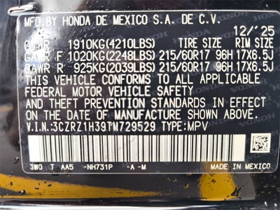 2026 Honda HR-V LX