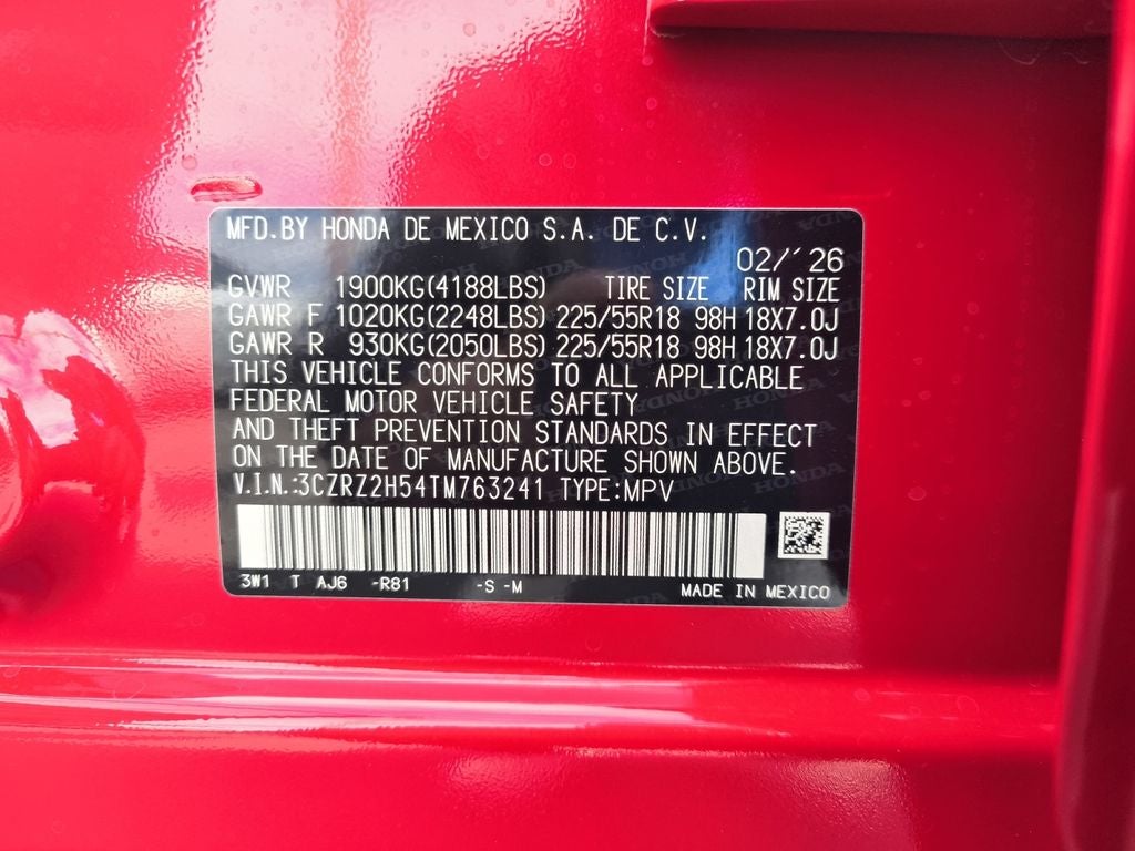 2026 Honda HR-V Sport