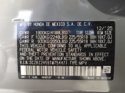 2026 Honda HR-V Sport