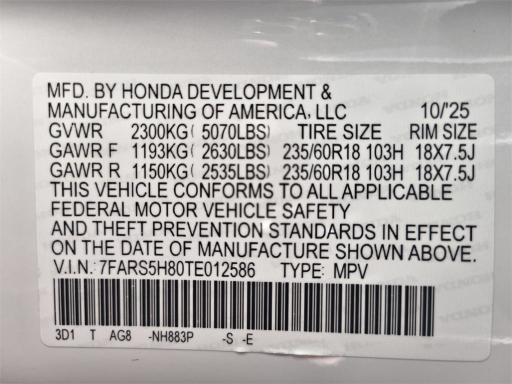 2026 Honda CR-V Hybrid Sport-L