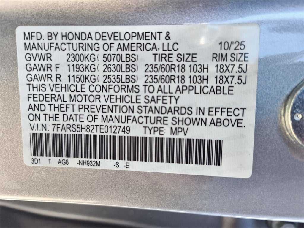 2026 Honda CR-V Hybrid Sport-L