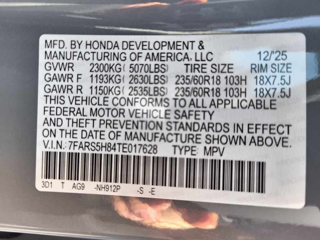 2026 Honda CR-V Hybrid Sport-L