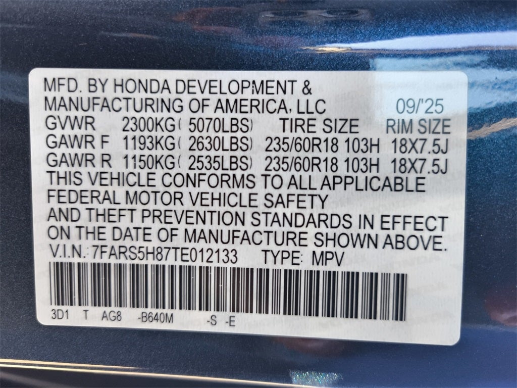 2026 Honda CR-V Hybrid Sport-L