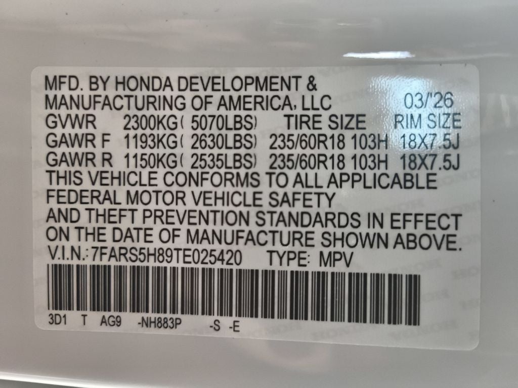 2026 Honda CR-V Hybrid Sport-L