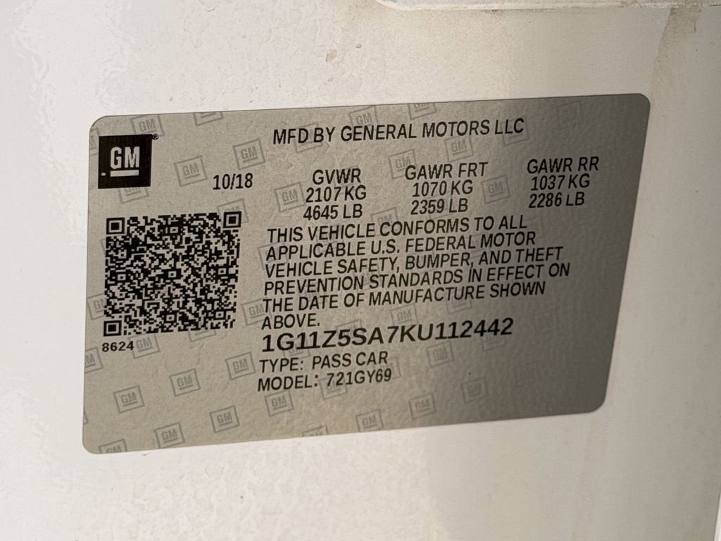 2019 Chevrolet Impala LT