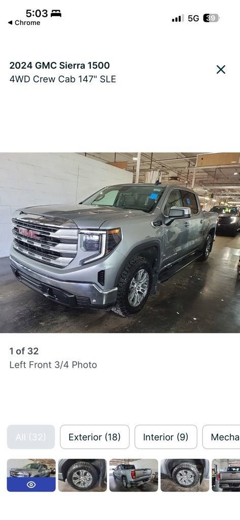 2024 GMC Sierra 1500 SLE