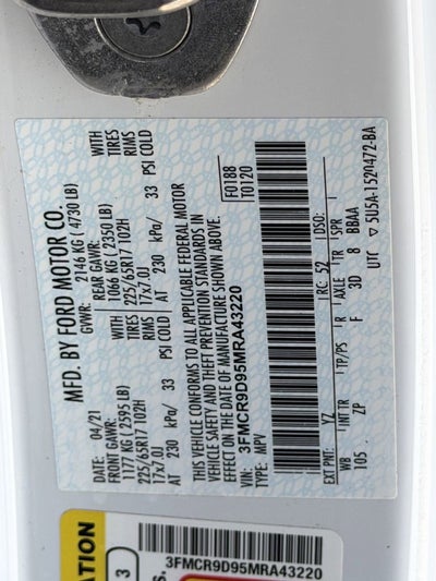 2021 Ford Bronco Sport Badlands