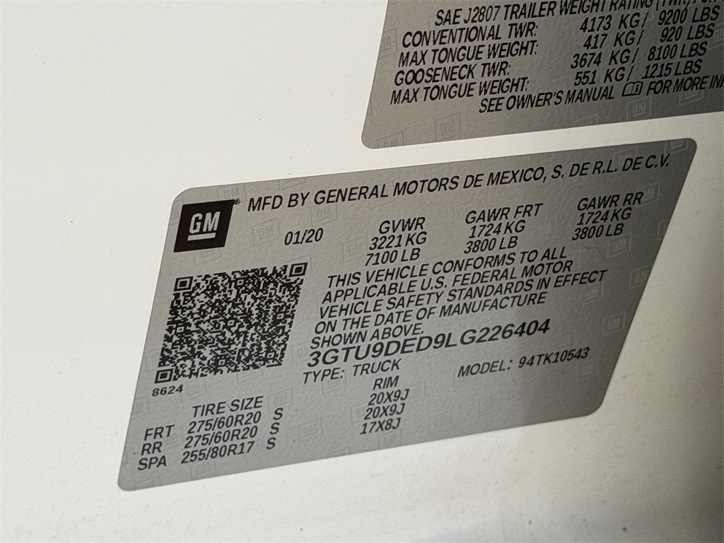 2020 GMC Sierra 1500 SLT