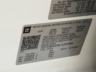 2020 GMC Sierra 1500 SLT