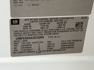 2020 Buick Envision 1SV