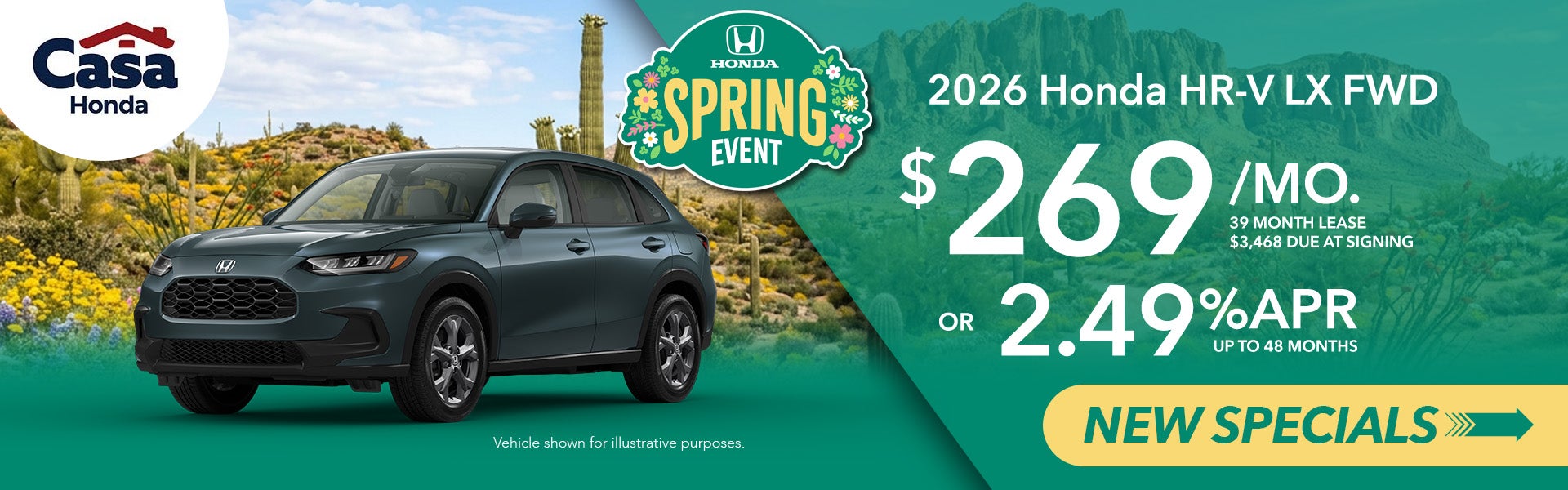 New 2026 Honda HR-V LX