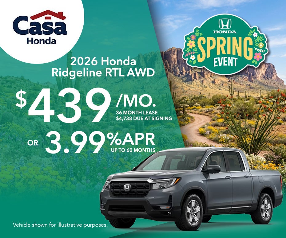 2026 Honda Ridgeline RTL AWD