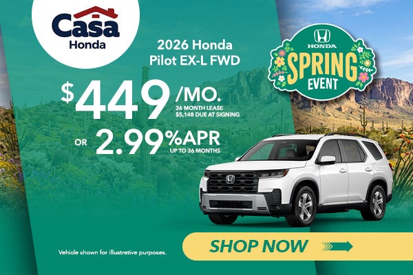  2026 Honda Pilot EX-L FWD