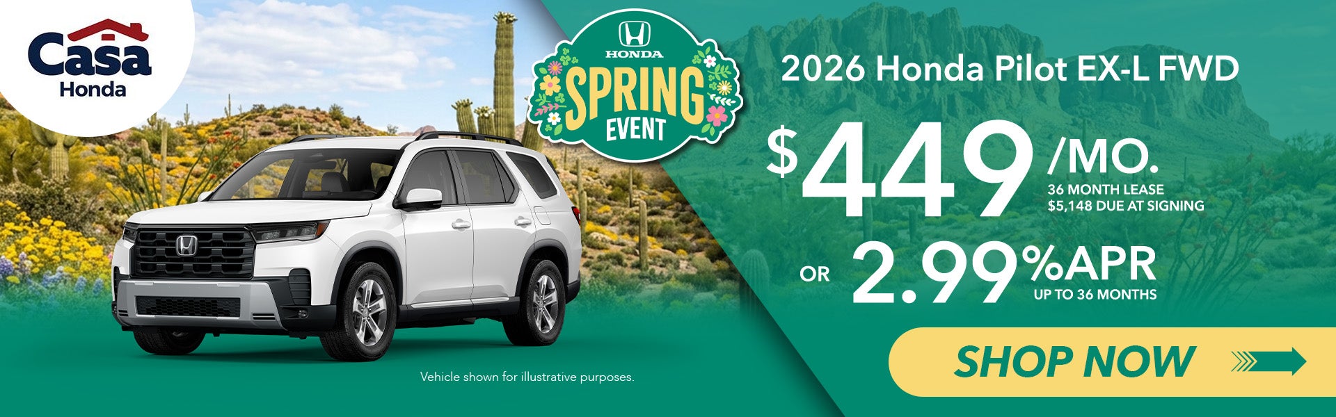  2026 Honda Pilot EX-L FWD