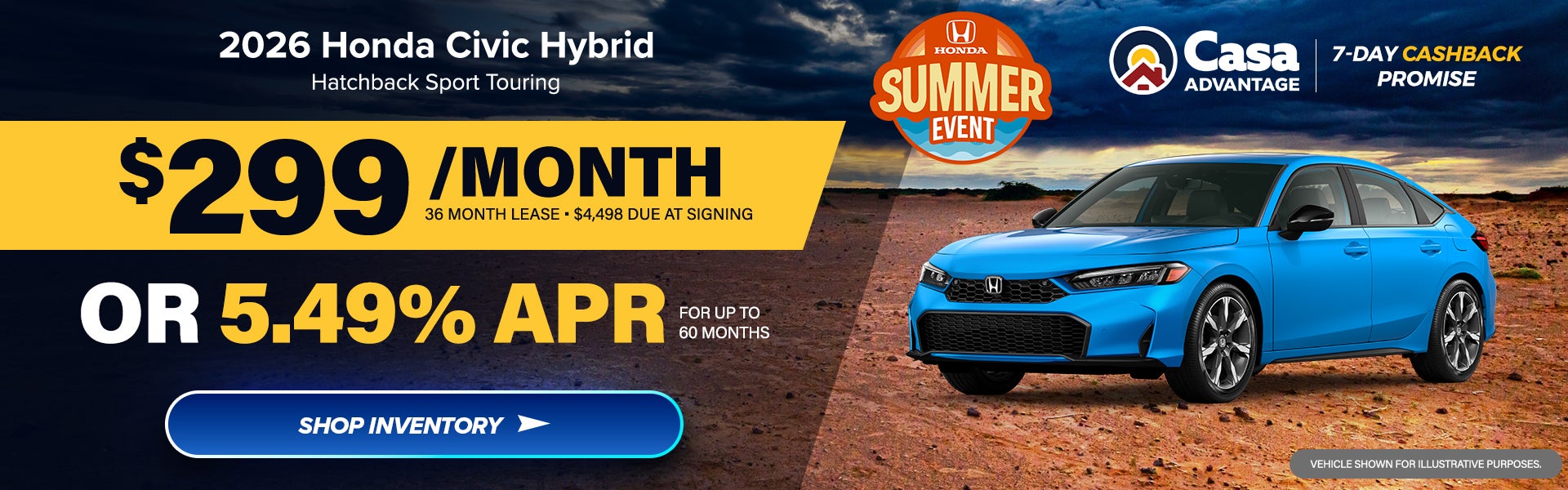 2026 Honda Civic Hybrid Hatchback Sport Touring