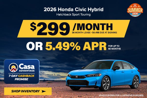 2026 Honda Civic Hybrid Hatchback Sport Touring