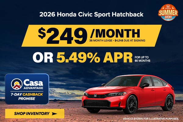 2026 Honda Civic Sport Hatchback