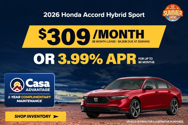 2026 Honda Accord Hybrid Sport Sedan