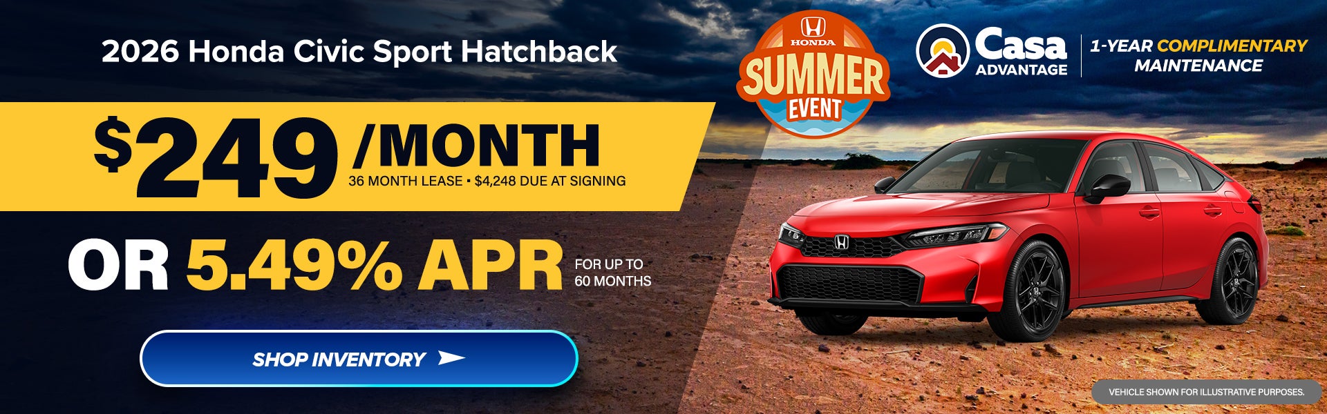 2026 Honda Civic Sport Hatchback