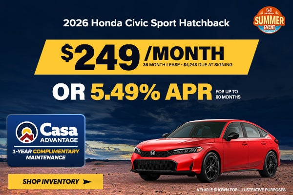 2026 Honda Civic Sport Hatchback