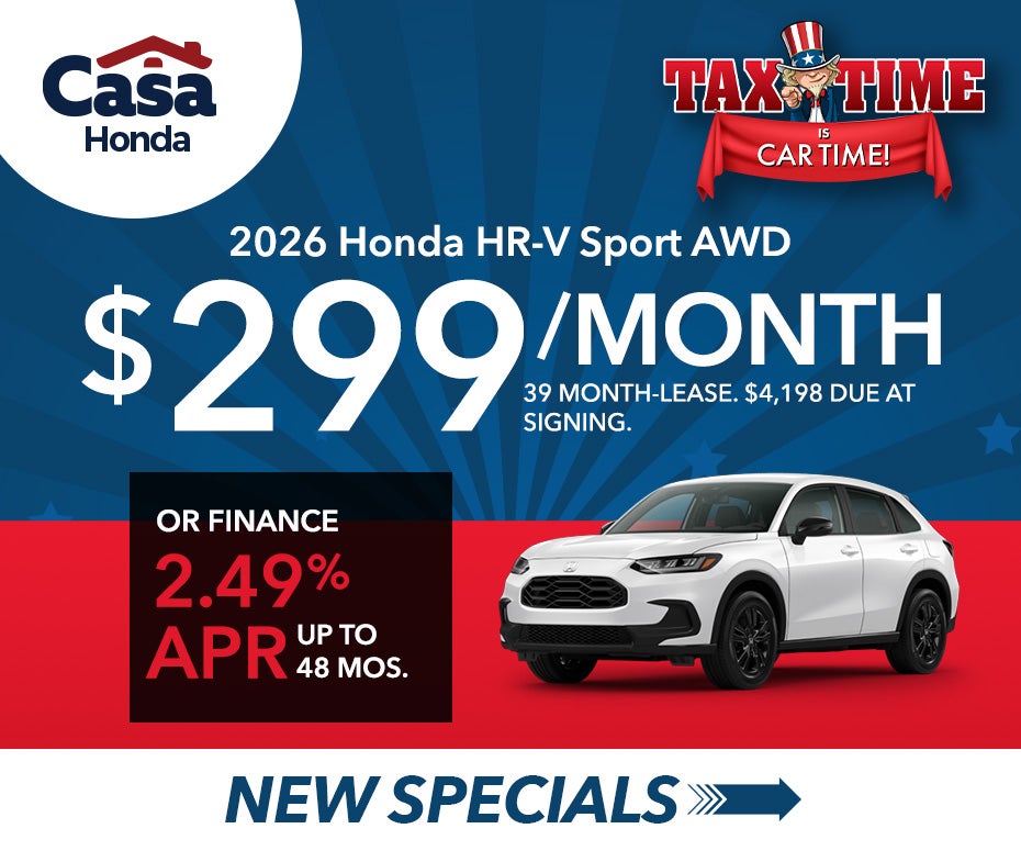 New 2026 Honda HR-V Sport AWD