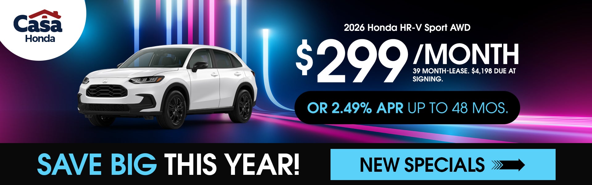 2026 Honda HR-V Sport AWD