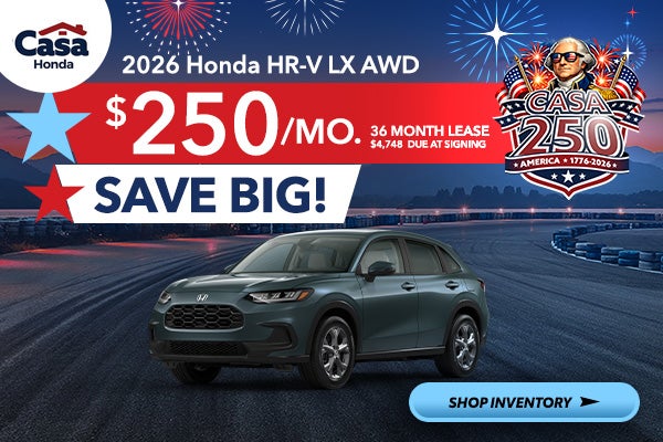 2026 Honda HR-V LX AWD