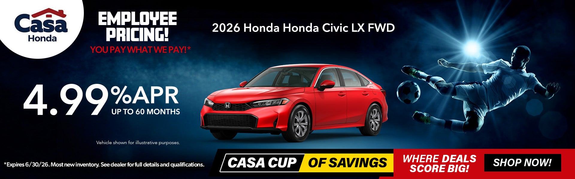 New 2026 Honda Civic LX FWD