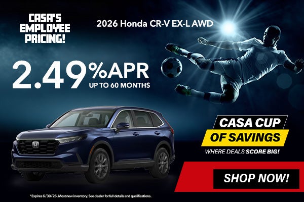 New 2026 Honda CR-V EX-L AWD