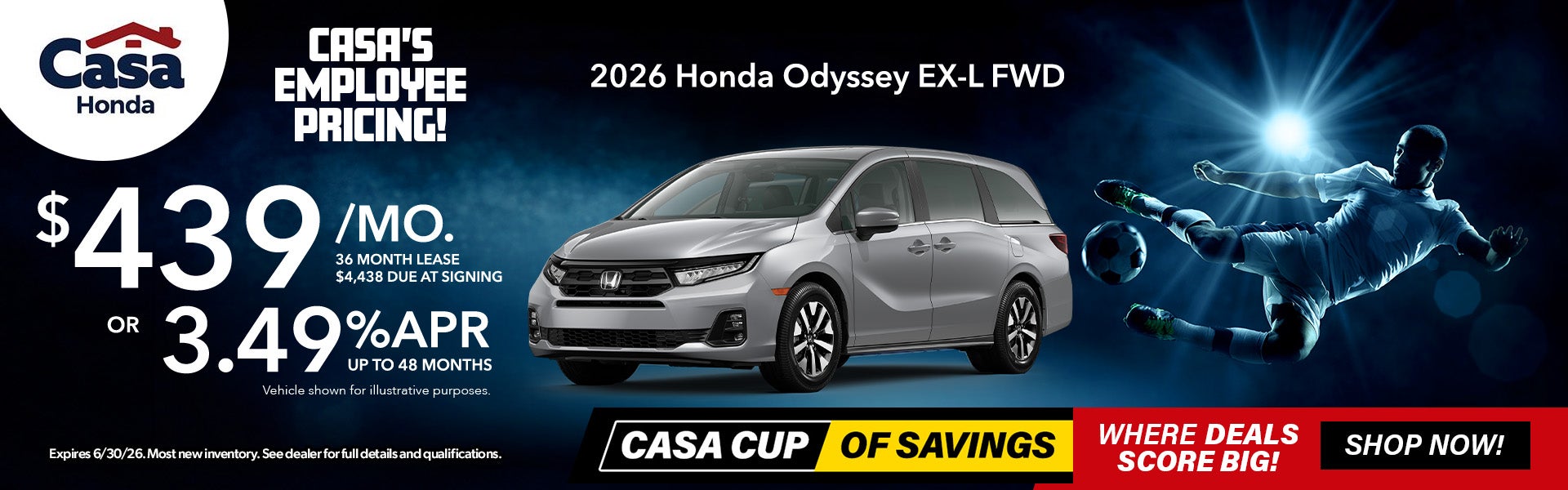 New 2026 Honda Odyssey EX-L FWD