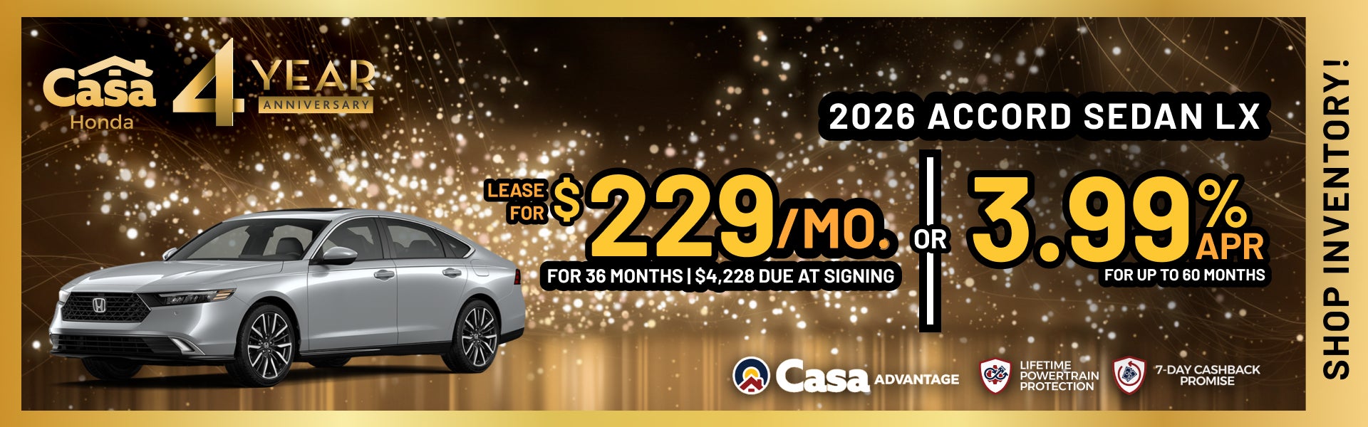 2026 Honda Accord LX Sedan 