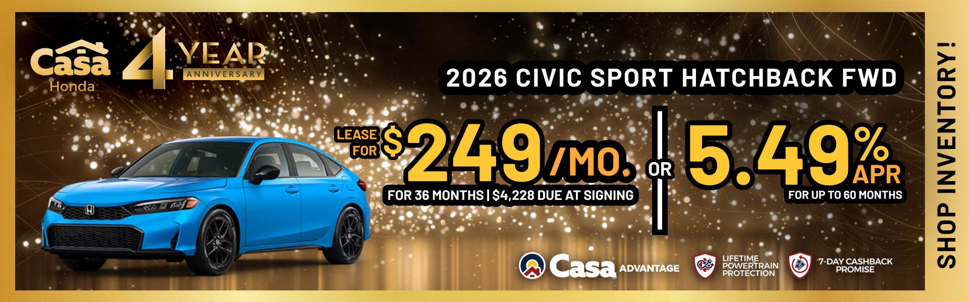 2026 Honda Civic Sport Hatchback FWD