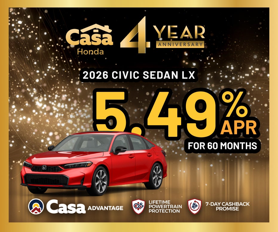 2026 Honda Civic LX Sedan FWD