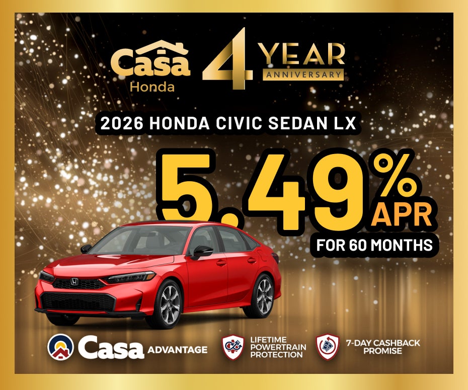 2026 Honda Civic LX Sedan FWD